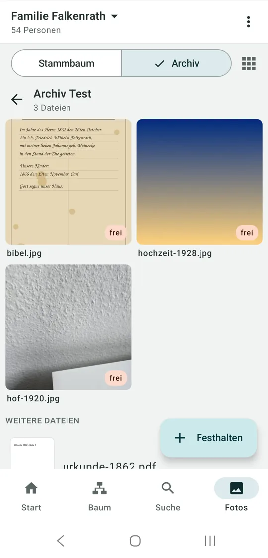 Sammlung